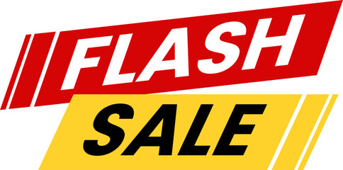 flash sale promotion banner illustration
