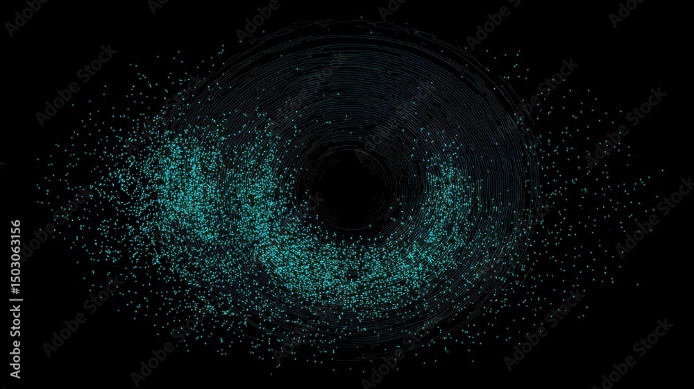 Poster decentralized fib anchor consensus heatmap icon concept illustrating data distribution and consensus