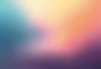 Vibrant Gradient Abstract Background with Warm to Cool Color Transition and Dreamy Bokeh Effect – High-Quality Soft Blur Design