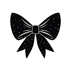 Tiny Bow Vector Ornament