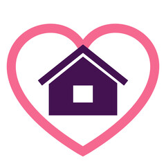 home and heart png icon