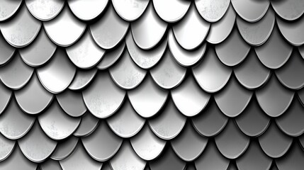 Abstract Metallic Scale Pattern: Seamless Texture Design