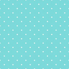Elegant Seamless Pattern in Soft Aqua Blue Featuring Small White Diamonds for Modern Design Projects