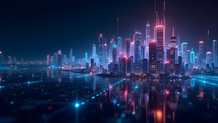Fototapeta premium abstract city lights, v