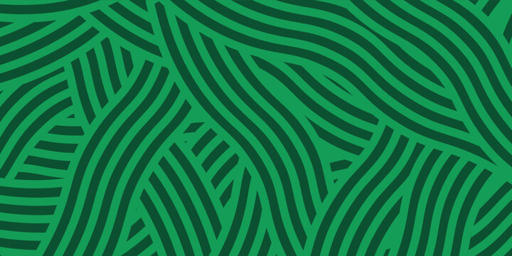 farm green banner, organic abstract background with fields. wavy green lines, natural organic products. ecology background. striped farmer green Pattern
