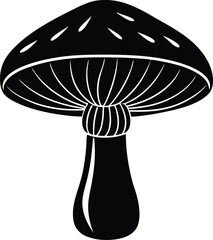 vector illustration of mushroom