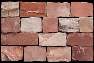 Detailed red brick wall background texture construction material