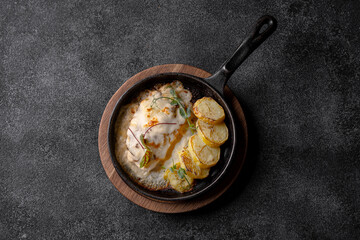 Experience the artistry of gastronomy with beautifully presented dishes and drinks in a stylish restaurant. Flavors blend uniquely, inviting guests to indulge and savor each bite