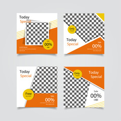 Creative Business marketing social media post template