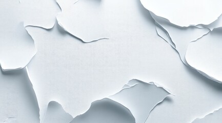 Obraz premium Ripped white surface texture