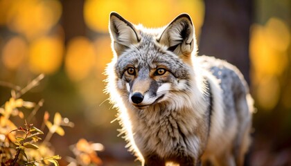 Gray Fox hunts for next meal 