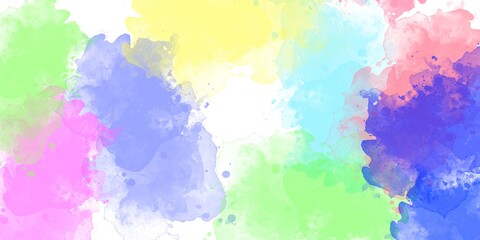 abstract watercolor background the white, multicolor effect smoke, cloudy sea beach pattern, underwater image wallpaper background, modern summer template offer page watercolor hand-painted background