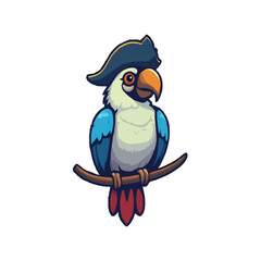 Refined 3D Pirate Parrot