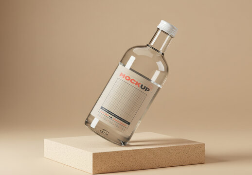 Spirit Bottle Mockup