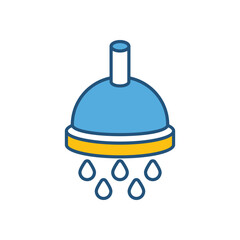Shower Vector icon