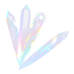 Crystal prism flare with light glow and rainbow reflection, PNG sparkle effect and beam in 16 design on transparent crystal background PNG.