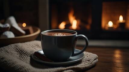 cup of coffee on the table