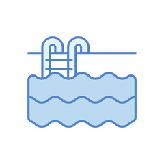 Swimming Pool Vector icon