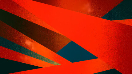 Fototapeta premium A 3d vector design of abstract geometric patterns with illuminated edges radiating bright colors and vivid contrast. geometric contrast. Illustration
