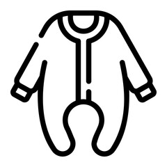 jumpsuit line icon