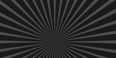 Black grey light line comic star vector presentation background design. sunburst background for retro design, Black And White Sunburst Background .
