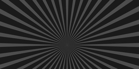 Black grey light line comic star vector presentation background design. sunburst background for retro design, Black And White Sunburst Background .
