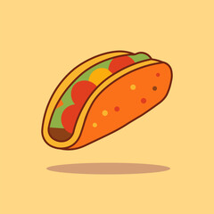 Tacos Vector Illustration Design Vector