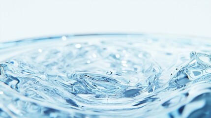 Serenity in motion captivating the dance of pure crystalline water