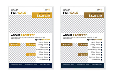 Professional real estate flyer design