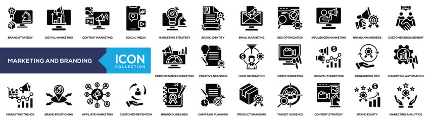 Marketing and Branding Icon Collection