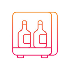 Mini Bar Vector icon