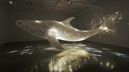 Light Spots Exhibition, Whale Diving