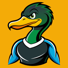 illustration of a duck