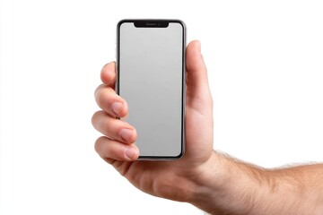 Smartphone Displayed in Hand: A Clean, Minimalist Image