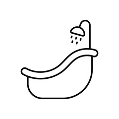 Bathroom Vector icon