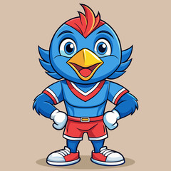 Fototapeta premium funny cartoon zombie