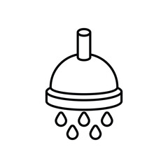 Shower Vector icon
