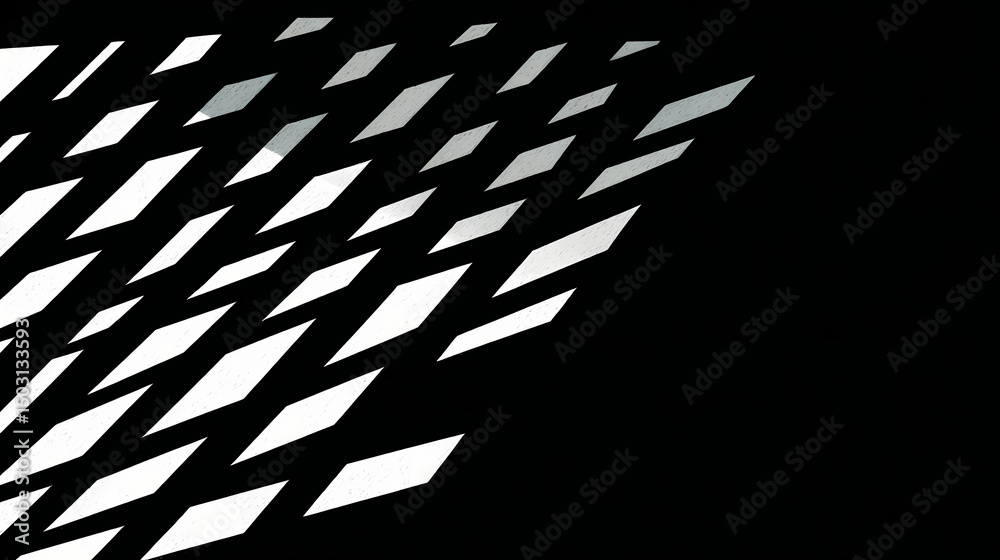 Canvas Prints abstract geometric grayscale lines