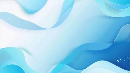 Fototapeta premium Dynamic Blue Abstract Fluid Background: Gradient Waves, Liquid Textures & Modern Design for Digital Media, Web & Branding