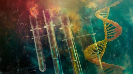 dna and molecule structure