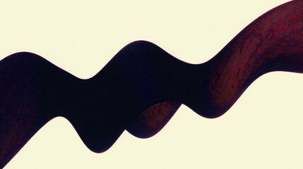 Obraz premium Abstract smoke wave line background. generative ai. line abstraction. Illustration