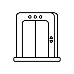 Elevator Vector icon