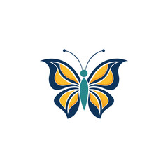 Obraz premium butterfly logo design vector 