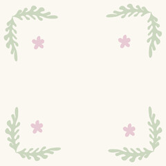 summer floral pattern, flowers, modern botanical print