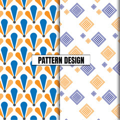 Collection of seamless ornamental vector patterns and swatches. Colorful geometric oriental backgrounds.