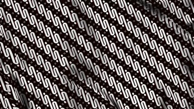 Looping batik background