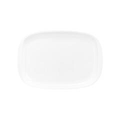 White Dinner Plate  Empty ceramic round plate isolated on white background and png background 