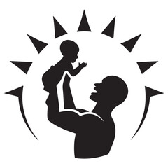 Vector Silhouette of Dad Lifting Baby – Parenting and Love Symbol
father-baby-silhouette-love-vector.eps
