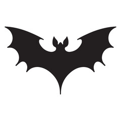 Bat Silhouette Vector for Halloween