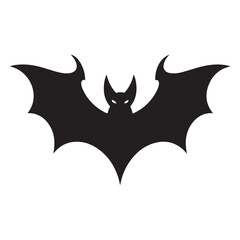 Bat Silhouette Vector for Halloween